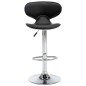 vidaXL Taburetes de cocina 2 unidades cuero sintético negro vidaXL Taburetes de cocina 2 unidades cuero sintético negro