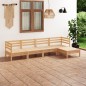 vidaXL Juego de muebles de jardín 5 piezas madera maciza pino vidaXL Juego de muebles de jardín 5 piezas madera maciza pino