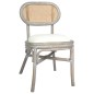vidaXL Sillas de comedor 2 unidades lino gris vidaXL Sillas de comedor 2 unidades lino gris