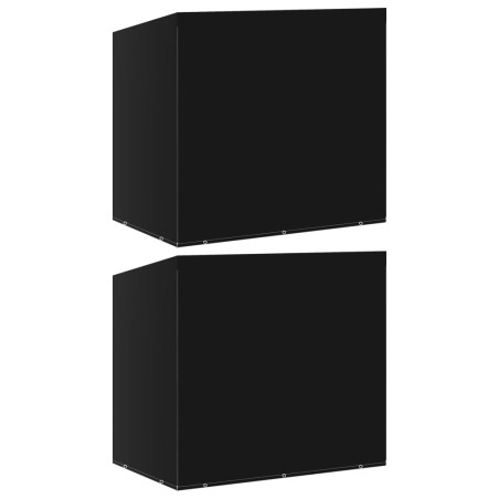 vidaXL Funda banco balancín 2 uds 10 ojales cremalleras 255x145x170 cm