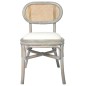vidaXL Sillas de comedor 2 unidades lino gris vidaXL Sillas de comedor 2 unidades lino gris