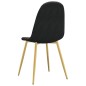 vidaXL Silla de comedor 6 unidades terciopelo negro vidaXL Silla de comedor 6 unidades terciopelo negro