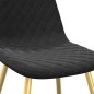 vidaXL Silla de comedor 6 unidades terciopelo negro vidaXL Silla de comedor 6 unidades terciopelo negro