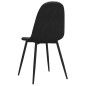 vidaXL Sillas de comedor 2 unidades terciopelo negro vidaXL Sillas de comedor 2 unidades terciopelo negro