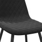 vidaXL Sillas de comedor 2 unidades terciopelo negro vidaXL Sillas de comedor 2 unidades terciopelo negro