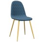 vidaXL Sillas de comedor 4 unidades terciopelo azul vidaXL Sillas de comedor 4 unidades terciopelo azul