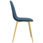 vidaXL Sillas de comedor 4 unidades terciopelo azul vidaXL Sillas de comedor 4 unidades terciopelo azul