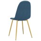 vidaXL Sillas de comedor 4 unidades terciopelo azul vidaXL Sillas de comedor 4 unidades terciopelo azul