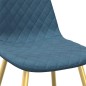 vidaXL Sillas de comedor 4 unidades terciopelo azul vidaXL Sillas de comedor 4 unidades terciopelo azul