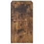 vidaXL Banco zapatero madera de ingeniería roble ahumado 94,5x31x57 cm vidaXL Banco zapatero madera de ingeniería roble ahumado 94,5x31x57 cm