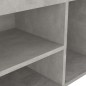 vidaXL Banco zapatero con cojín madera de ingeniería gris hormigón vidaXL Banco zapatero con cojín madera de ingeniería gris hormigón