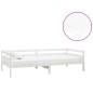 vidaXL Sofá cama con colchón madera de pino maciza blanco 90x200 cm vidaXL Sofá cama con colchón madera de pino maciza blanco 90x200 cm