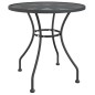 vidaXL Set de comedor de jardín 3 pzas malla metal expandido antracita vidaXL Set de comedor de jardín 3 pzas malla metal expandido antracita