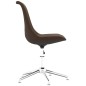 vidaXL Sillas de comedor giratorias 6 unidades tela marrón vidaXL Sillas de comedor giratorias 6 unidades tela marrón