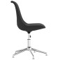 vidaXL Sillas de comedor giratorias 4 unidades tela gris oscuro vidaXL Sillas de comedor giratorias 4 unidades tela gris oscuro