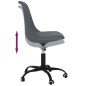 vidaXL Sillas de comedor giratorias 4 unidades tela gris oscuro vidaXL Sillas de comedor giratorias 4 unidades tela gris oscuro