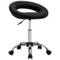 vidaXL Silla de comedor giratoria cuero sintético negro vidaXL Silla de comedor giratoria cuero sintético negro