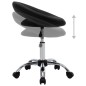 vidaXL Silla de comedor giratoria cuero sintético negro vidaXL Silla de comedor giratoria cuero sintético negro