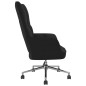 vidaXL Silla de relajación de terciopelo negro