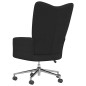 vidaXL Silla de relajación de terciopelo negro