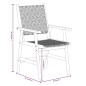 vidaXL Juego de comedor para jardín 7 piezas madera maciza de acacia vidaXL Juego de comedor para jardín 7 piezas madera maciza de acacia