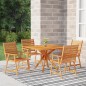 vidaXL Juego de comedor de jardín 5 piezas madera maciza de acacia vidaXL Juego de comedor de jardín 5 piezas madera maciza de acacia