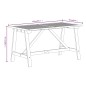 vidaXL Juego de comedor de jardín 5 piezas madera maciza de acacia vidaXL Juego de comedor de jardín 5 piezas madera maciza de acacia