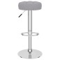 vidaXL Taburetes de cocina 2 unidades tela gris vidaXL Taburetes de cocina 2 unidades tela gris