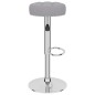 vidaXL Taburetes de cocina 2 unidades tela gris vidaXL Taburetes de cocina 2 unidades tela gris