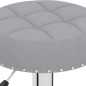 vidaXL Taburetes de cocina 2 unidades tela gris vidaXL Taburetes de cocina 2 unidades tela gris