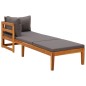 vidaXL Tumbonas con cojines gris oscuro 2 unidades madera de acacia vidaXL Tumbonas con cojines gris oscuro 2 unidades madera de acacia