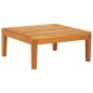 vidaXL Set muebles de jardín 5 pzas cojines crema madera de acacia vidaXL Set muebles de jardín 5 pzas cojines crema madera de acacia