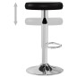 vidaXL Taburetes de cocina 2 unidades cuero sintético negro vidaXL Taburetes de cocina 2 unidades cuero sintético negro