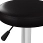 vidaXL Taburetes de cocina 2 unidades cuero sintético negro vidaXL Taburetes de cocina 2 unidades cuero sintético negro