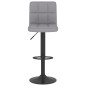 vidaXL Taburetes de cocina 2 unidades de tela gris claro vidaXL Taburetes de cocina 2 unidades de tela gris claro