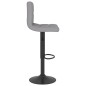 vidaXL Taburetes de cocina 2 unidades de tela gris claro vidaXL Taburetes de cocina 2 unidades de tela gris claro