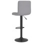 vidaXL Taburetes de cocina 2 unidades de tela gris claro vidaXL Taburetes de cocina 2 unidades de tela gris claro