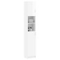 vidaXL Armario baño madera contrachapada blanco brillo 32x25,5x190 cm vidaXL Armario baño madera contrachapada blanco brillo 32x25,5x190 cm