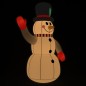 vidaXL Muñeco de nieve inflable con LEDs 240 cm vidaXL Muñeco de nieve inflable con LEDs 240 cm
