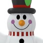 vidaXL Muñeco de nieve inflable con LEDs 240 cm vidaXL Muñeco de nieve inflable con LEDs 240 cm