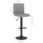 vidaXL Taburetes de cocina 2 unidades de tela gris claro vidaXL Taburetes de cocina 2 unidades de tela gris claro