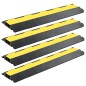 vidaXL Rampas protectoras de cables 4 uds 2 canales goma 101,5 cm vidaXL Rampas protectoras de cables 4 uds 2 canales goma 101,5 cm