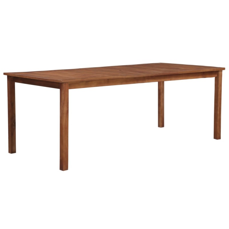 vidaXL Mesa de jardín madera maciza de acacia 200x100x74 cm vidaXL Mesa de jardín madera maciza de acacia 200x100x74 cm