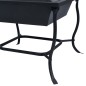 vidaXL Brasero de acero negro 42x42x45 cm vidaXL Brasero de acero negro 42x42x45 cm