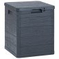 vidaXL Caja de almacenamiento de jardín 90 L gris antracita vidaXL Caja de almacenamiento de jardín 90 L gris antracita