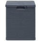 vidaXL Caja de almacenamiento de jardín 90 L gris antracita vidaXL Caja de almacenamiento de jardín 90 L gris antracita