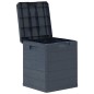 vidaXL Caja de almacenamiento de jardín 90 L gris antracita vidaXL Caja de almacenamiento de jardín 90 L gris antracita