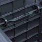 vidaXL Caja de almacenamiento de jardín 90 L gris antracita vidaXL Caja de almacenamiento de jardín 90 L gris antracita
