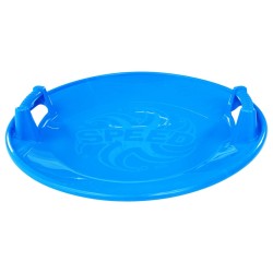 vidaXL Trineo redondo PP azul 66,5 cm
