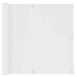 vidaXL Toldo para balcón tela oxford blanco 90x500 cm